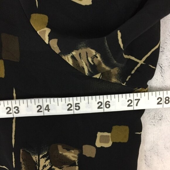 Fulton Street Shirt Mens 1X Banded Popover Abstract Print Quarter Button Front - Picture 9 of 10